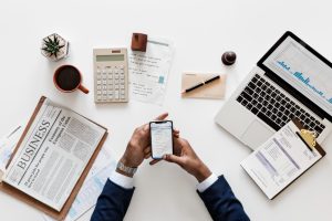 flat-lay-business-concept